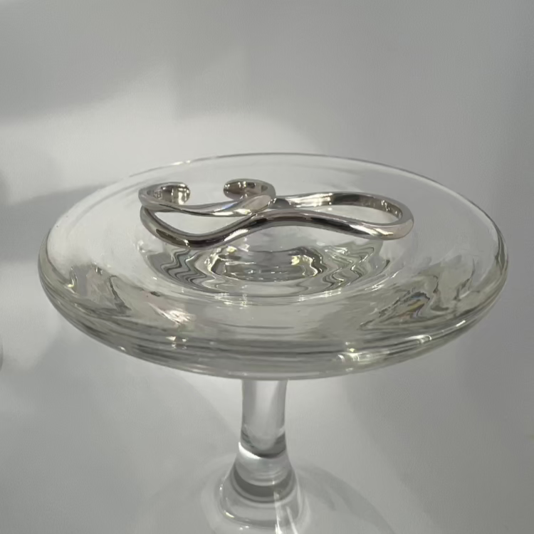 Waterfall Ring / Ear Cuff – Adjustable Sterling Silver Jewellery