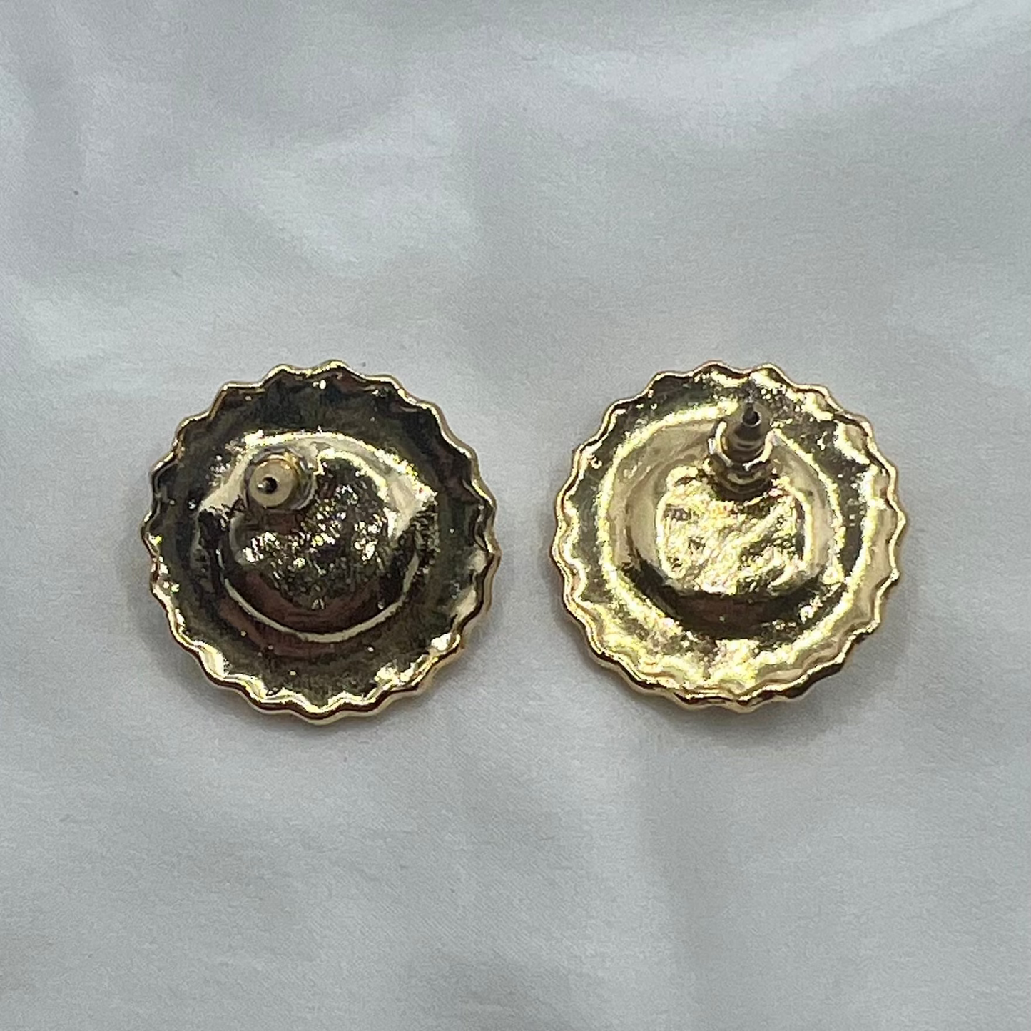 Vintage Floral Pearl Earrings