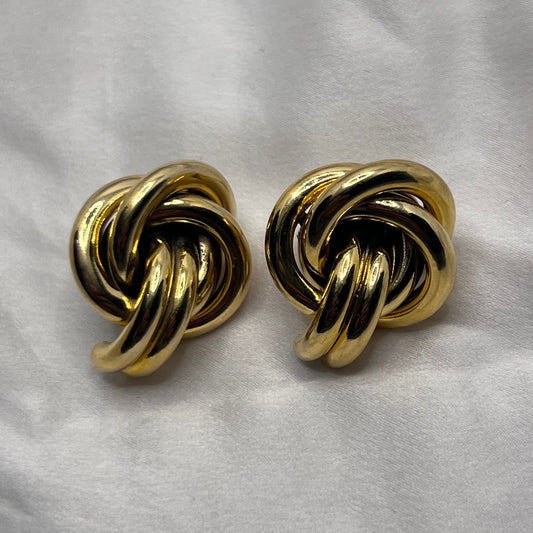 ゴールドノットヴィンテージピアス