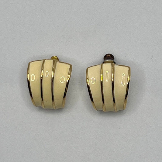 ヴィンテージカーブピアス　